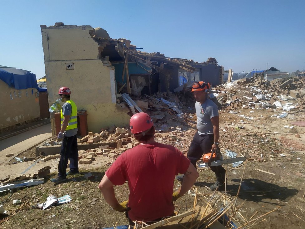 Demolice objektů v obcích zasažených tornádem skončily.