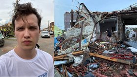 Tomáš Omasta (27), když dorazil do Hrušek, zažil šok. Dům, kde prožil dětství, nepoznal. Zbyla z něj ruina.