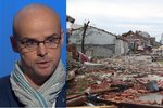 Psycholog Daniel Štrobl o dramatické situaci v tornádem zničených obcích.