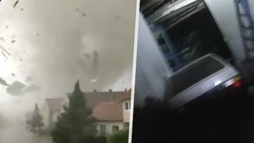 Policista natočil svou kamerou zkázu po tornádu.