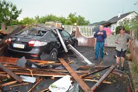 Krnovem se prohnalo tornádo: Škody jsou obrovské