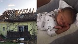 Těhotnou Kristýnu (25) zasáhl úder tornáda v domě, teď porodila krásného chlapečka! 