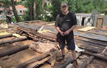 Další tornádo na jižní Moravě: Vítr sebral Robertovi střechu