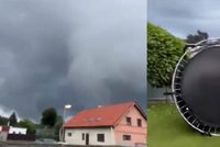 Tornádo se prohánělo na Nymbursku! Další se objevilo na Ústecku, potvrdili meteorologové