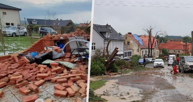 Druhé tornádo, tentokrát na severu Čech! Zdevastovalo obec Stebno na Lounsku