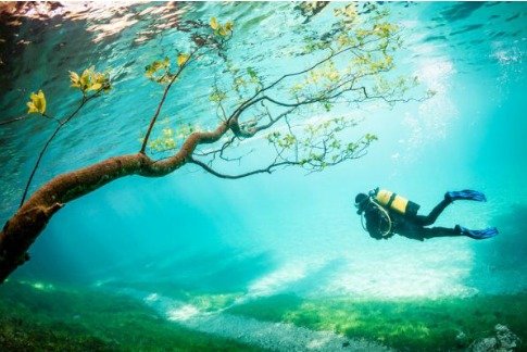 Potápěč v Rakousku