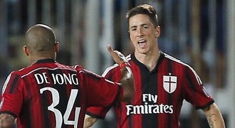Torres vstřelil první gól za AC Milán, Juventus jde do vedení