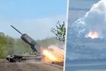 Ukrajinci za pomoci sebevražedného dronu zničili raketomet TOS-1A.