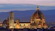 Florencie a její dominanty, z nichž nejvýraznější je Duomo Santa Maria del Fiore.