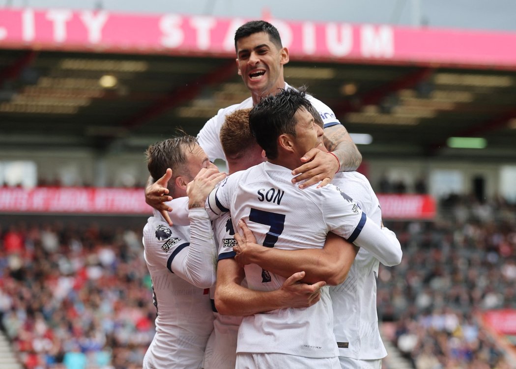 Fotbalisté Tottenhamu vyhráli podruhé v řadě, Bournemouth porazili 2:0