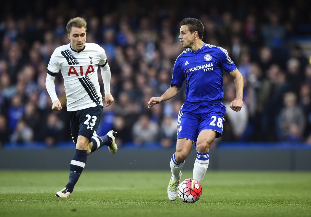 Fotbalisté Tottenhamu hrají na Chelsea