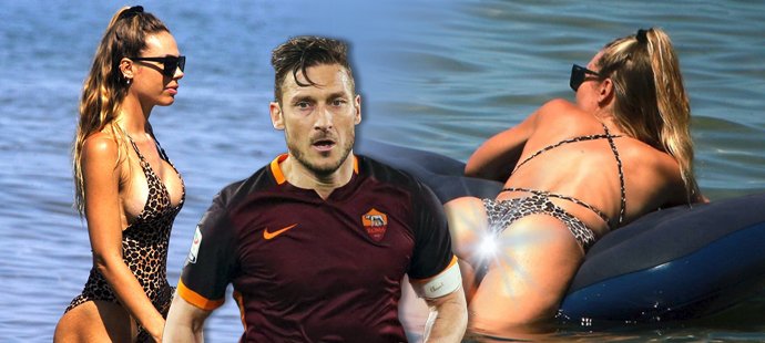 Ilary Blasi vzbudila na pláži větší rozruch, než její manžel fotbalista Totti