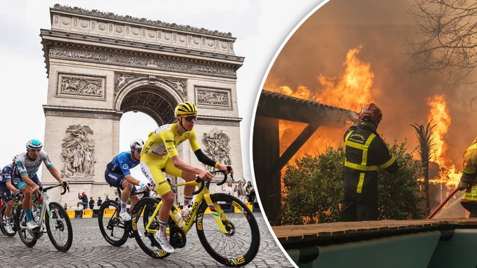 Finále Tour naruší požáry: zkrácená etapa i dvojité kolečko přes Champs Élysées Finále Tour naruší požáry: zkrácená etapa i dvojité kolečko přes Champs Élysées