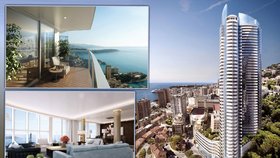 Luxusní komplex Tour Odeon v Monaku skrývá nejdražší byt světa