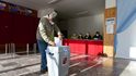 Sobotní volby v Tovačově na Přerovsku. Sobotní volby v Tovačově na Přerovsku.