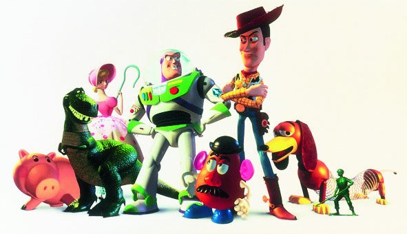 V roce 1995 Disney uvádí Toy Story: Příběh hraček. První digitálně animovaný film natočilo studio Pixar