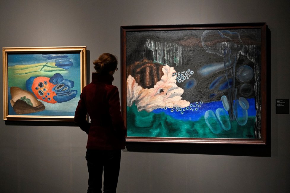Obraz avantgardní malířky Toyen se vydražil za rekordních 79,56 milionu korun