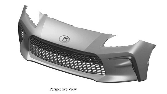 Patentový snímek zřejmě odhaluje upravenou příď nové Toyoty GT86