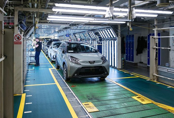 Výroba Toyoty Aygo X v Kolíně Výroba Toyoty Aygo X v Kolíně