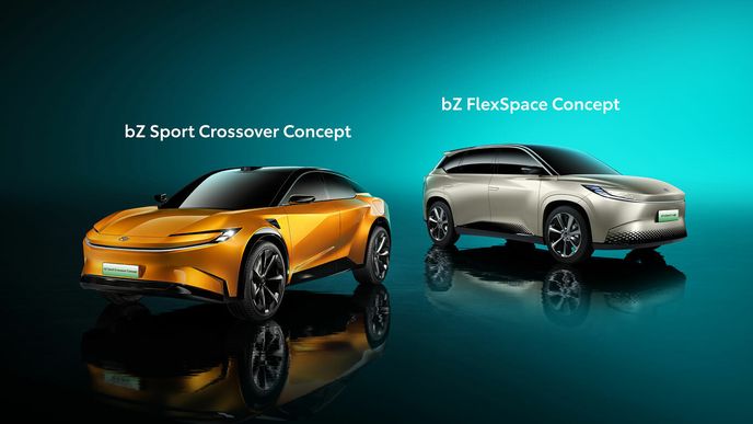 Toyota bZ Sport Crossover Concept a Toyota bZ FlexSpace Concept Toyota bZ Sport Crossover Concept a Toyota bZ FlexSpace Concept
