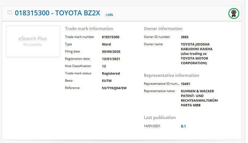 Toyota BZ2X