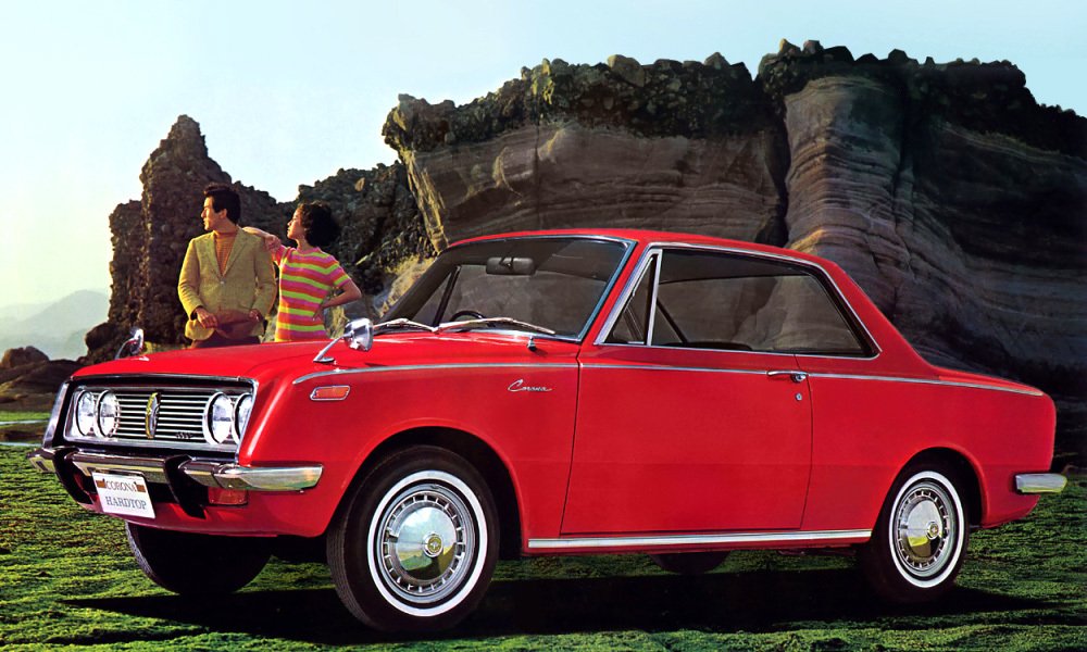 Toyota Corona Hardtop Coupe 1600 z roku 1968 patřilo do tzv. zlaté série (Golden Series).