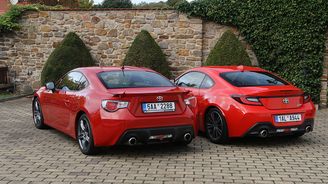 GR86 sice staví na základě GT86, avšak změn je poměrně dost. Na první pohled jsou jiné panely karoserie. Průměr výfuku u GT86 odpovídá vrtání válců motoru 86 mm. GR86 sice staví na základě GT86, avšak změn je poměrně dost. Na první pohled jsou jiné panely karoserie. Průměr výfuku u GT86 odpovídá vrtání válců motoru 86 mm.