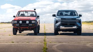 Toyota shodila 760kilový karavan z devíti metrů na elektrický Hilux Toyota shodila 760kilový karavan z devíti metrů na elektrický Hilux