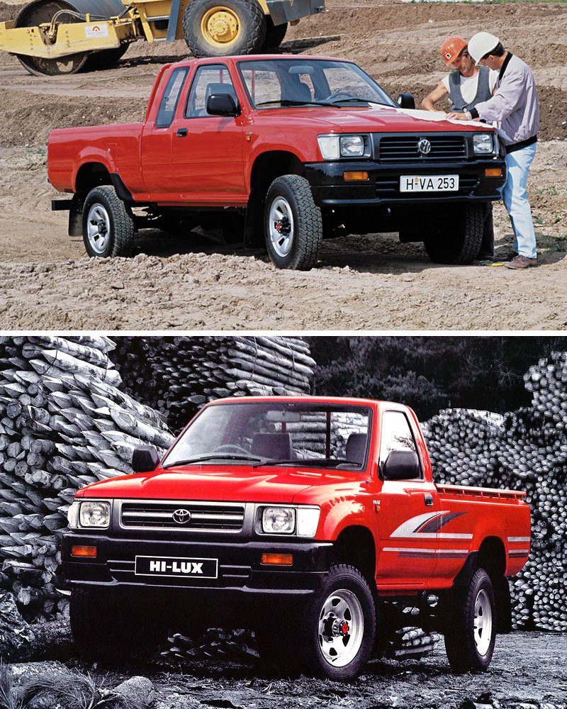 Toyota Hilux vs Volkswagen Taro (1994)