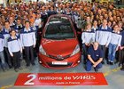 Toyota: 2 miliony Yarisů z Francie
