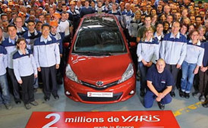 Toyota: 2 miliony Yarisů z Francie