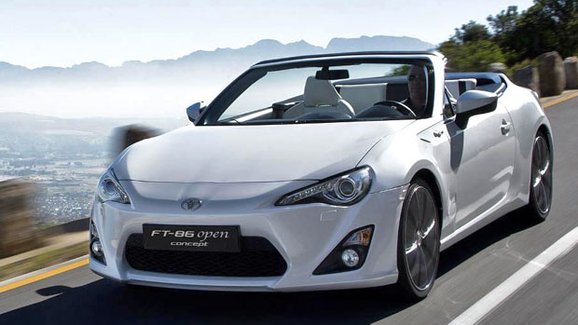 Kabriolet Toyota FT-86 Open concept oficiálně odhalen