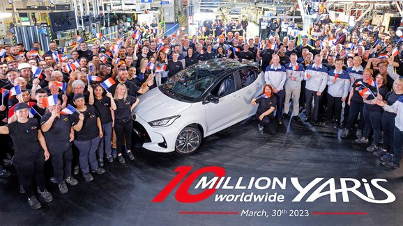 Toyota vyrobila již 10 milionů Yarisů, více než polovina se prodala v Evropě