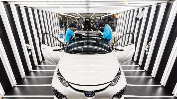 Výroba v automobilce Toyota