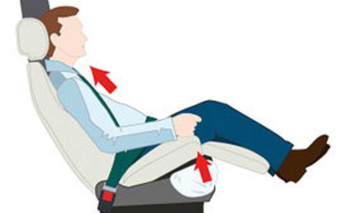 Autoliv dodává první airbag pracující při čelním nárazu pro cestující vzadu