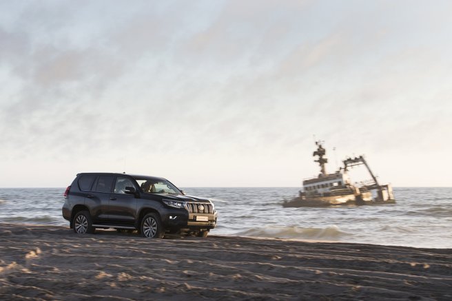 Toyotou Land Cruiser po Namibii