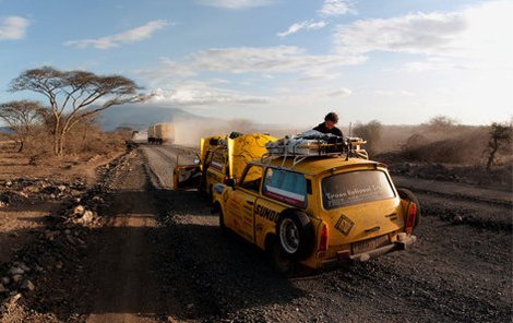 Trabant, který se vydal před třemi lety do Afriky teď pojede do Jižná Ameriky