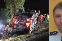 Policie obvinila hasiče, který havaroval: Velitel Jiří (+57) nehodu nepřežil