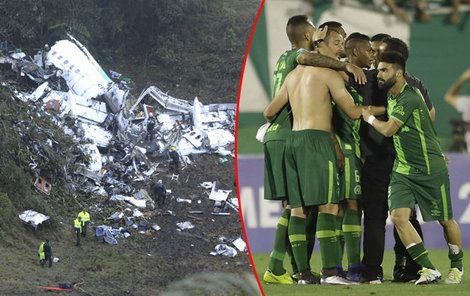 V Kolumbii spadlo letadlo s brazilskými fotbalisty z klubu Chapecoense.