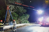 Noční tragédie na Břeclavsku: Při nehodě zemřeli řidič a spolujezdec!