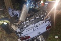 Mladík narazil do stromu šílenou rychlostí a zemřel: Autu vyletěl motor!