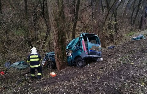 Tragická nehoda u Pokojova: Řidič vyjel ze silnice, náraz do stromu nepřežil