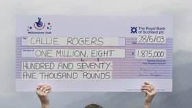 Britce Callie Rogers bylo teprve 16 let, když vyhrála v přepočtu 50 milionů korun.