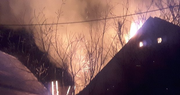 Požár rodinného domu v Troubsku si vyžádal život seniora. 