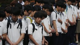 Smutek v jihokorejské škole: Studenti se vrátili poprvé od tragédie do školy