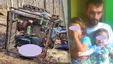 Tragédie: Otce dvou dětí Martina (†26) zavalil v lese traktor