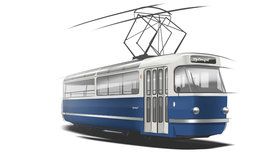 Zbrusu nová výletní tramvaj T3 Coupé by se měla ulicemi Prahy projet v říjnu 2018.