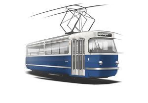 Zbrusu nová výletní tramvaj T3 Coupé by se měla ulicemi Prahy projet v říjnu 2018.