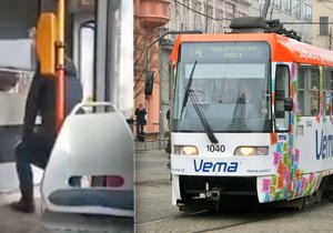 Matka v tramvaji ohrozila svého syna, viní ale řidičku.