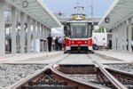 Nová tramvajová trať k Univerzitnímu kampusu Bohunice v Brně. Cestující se tu poprvé projedou 10. srpna.